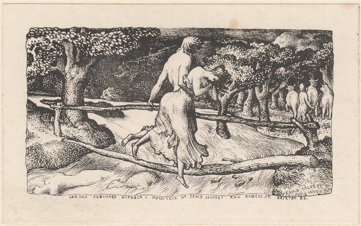 Az áradás alkotó: Edward Calvert