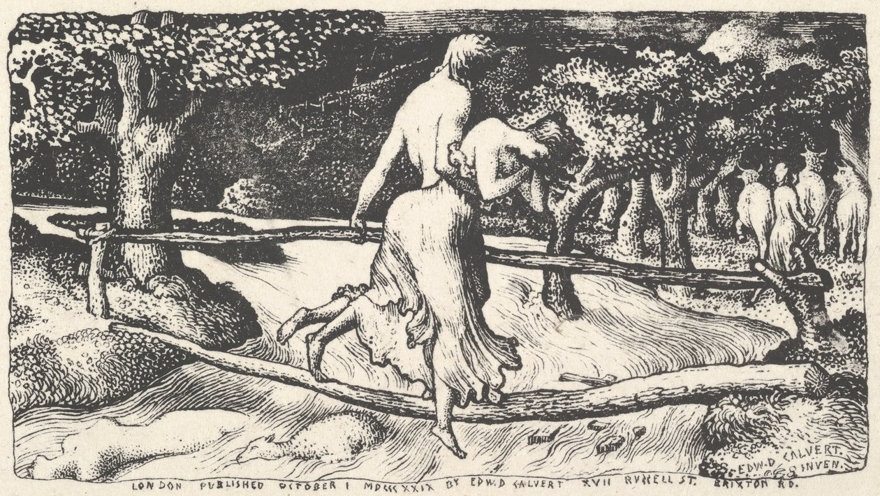Az özönvíz, 1829. alkotó: Edward Calvert