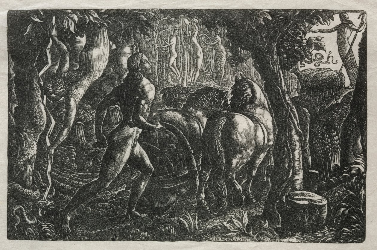 A szántó, 1829. alkotó: Edward Calvert
