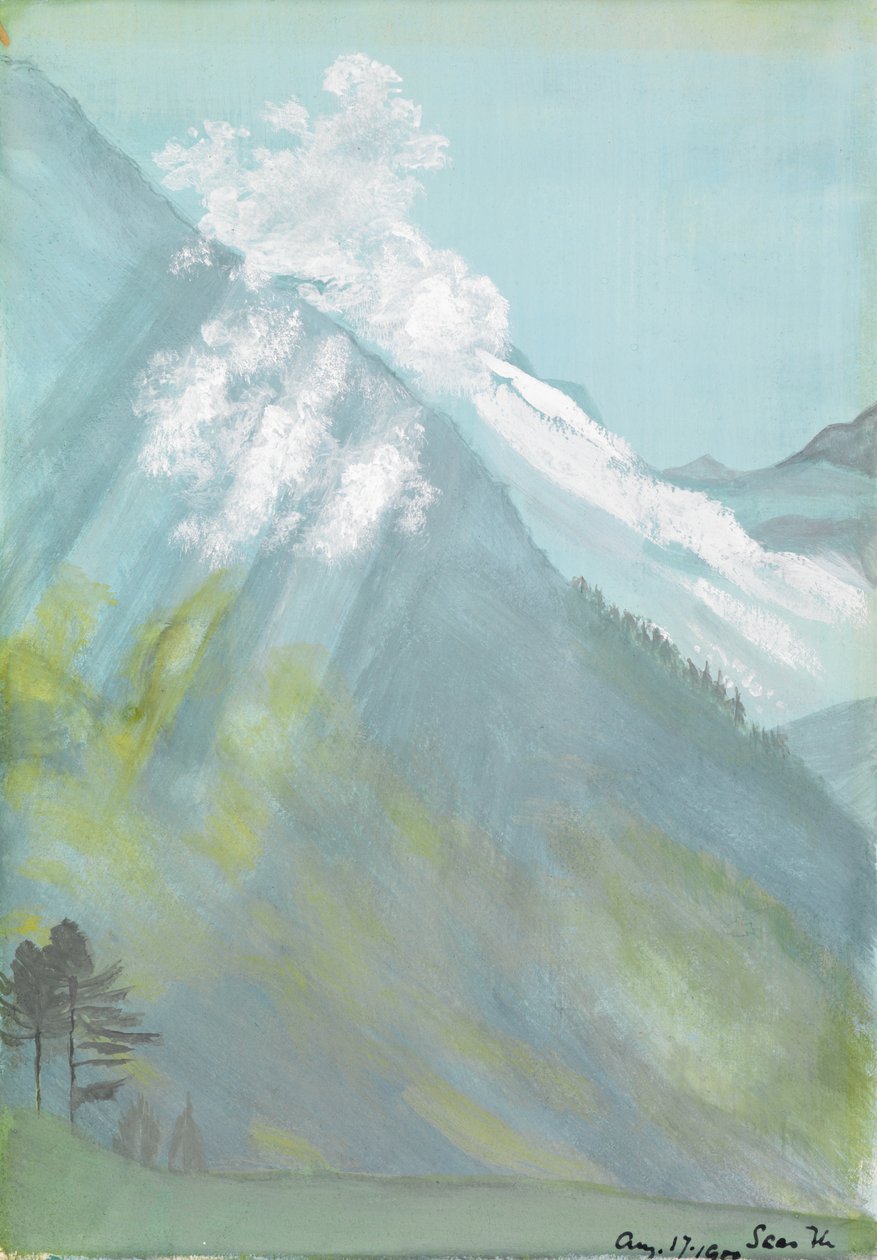 Saas-Fee, Svájc alkotó: Edward Clifford