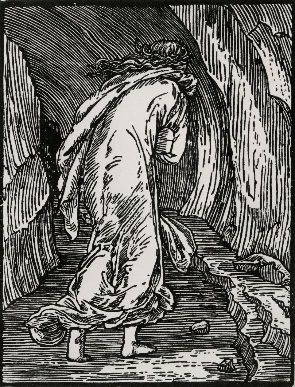 A pokolba jutás alkotó: Edward Coley (after) Burne Jones