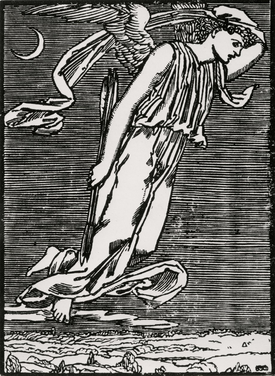 Psyche Várja Ámort alkotó: Edward Coley (after) Burne Jones