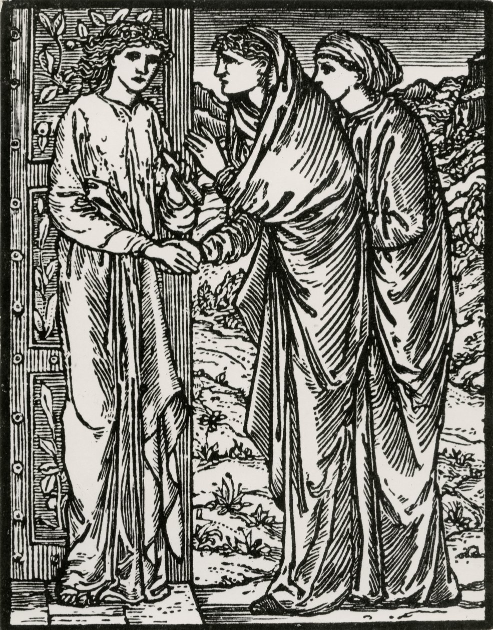 Második látogatás alkotó: Edward Coley (after) Burne Jones