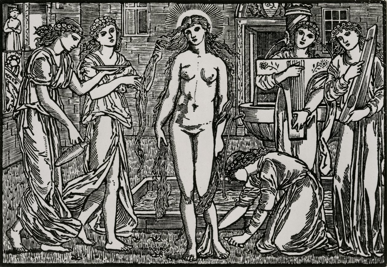 Vénusz udvara alkotó: Edward Coley (after) Burne Jones