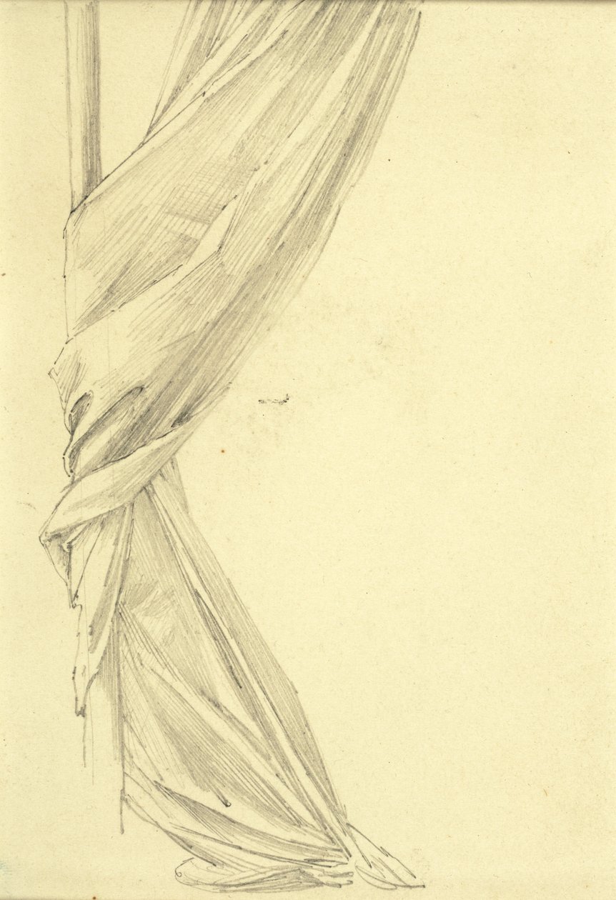 Drapéria tanulmány alkotó: Edward Burne Jones