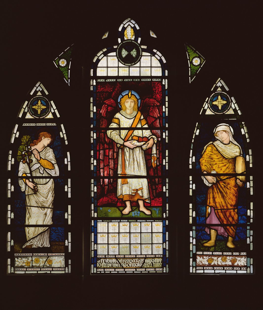 Dorothea és Theophilus, 1861-62 körül alkotó: Edward Burne Jones