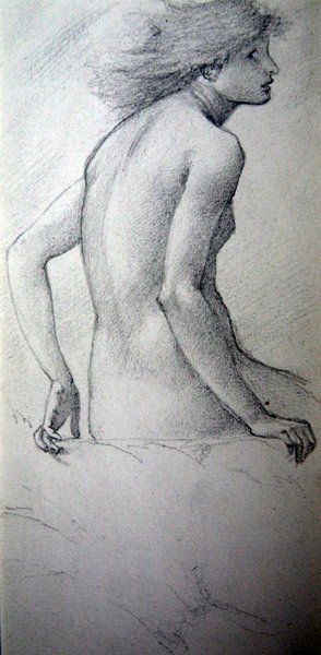 Hegyi tündér (lásd 452518 hátoldal) alkotó: Edward Burne Jones