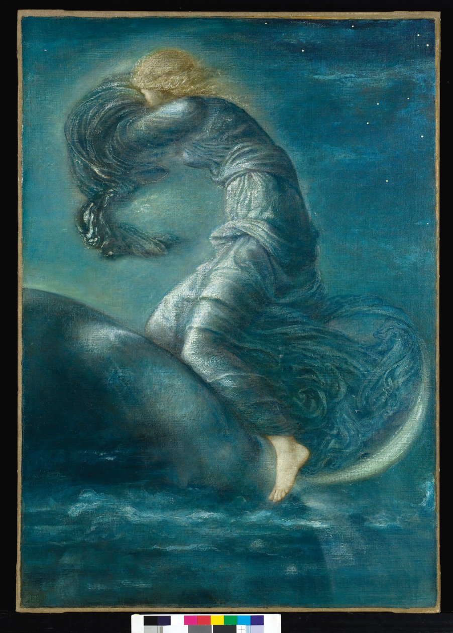 Luna, 1872-75 körül alkotó: Edward Burne Jones