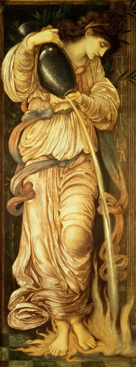 Mértékletesség, 1872 alkotó: Edward Burne Jones