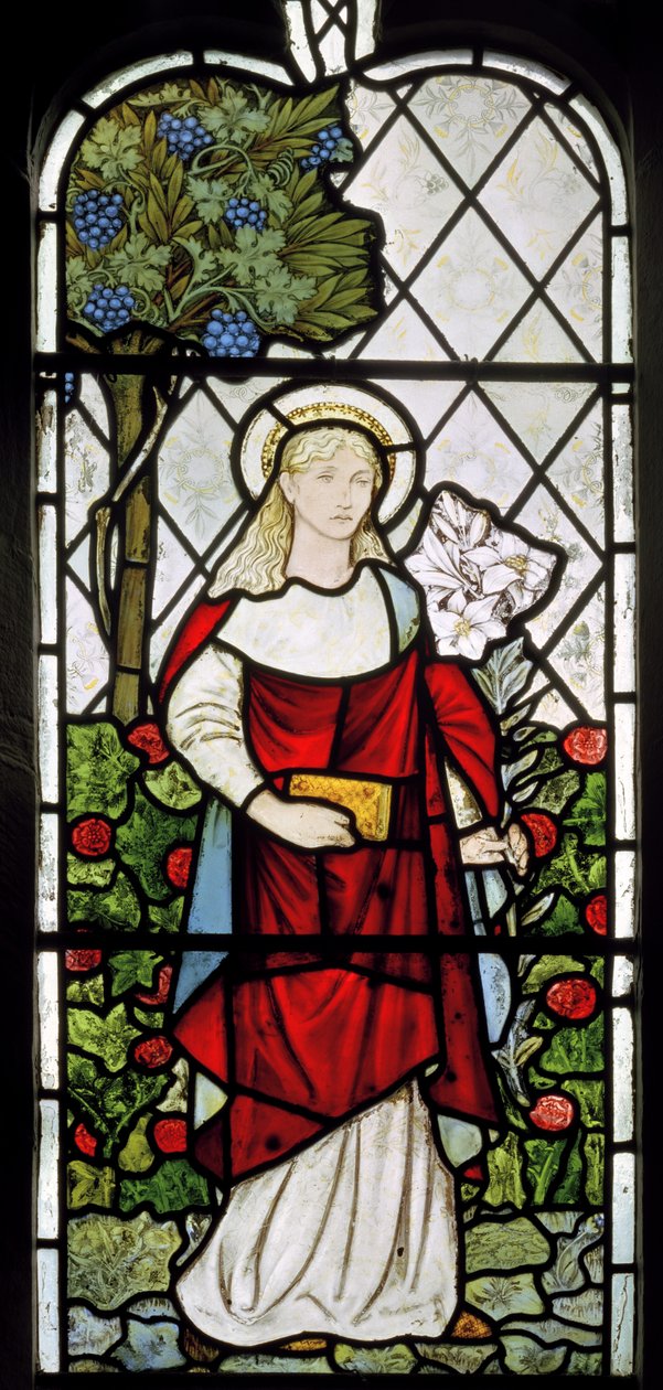 Szűz Mária, 1873 alkotó: Edward Burne Jones