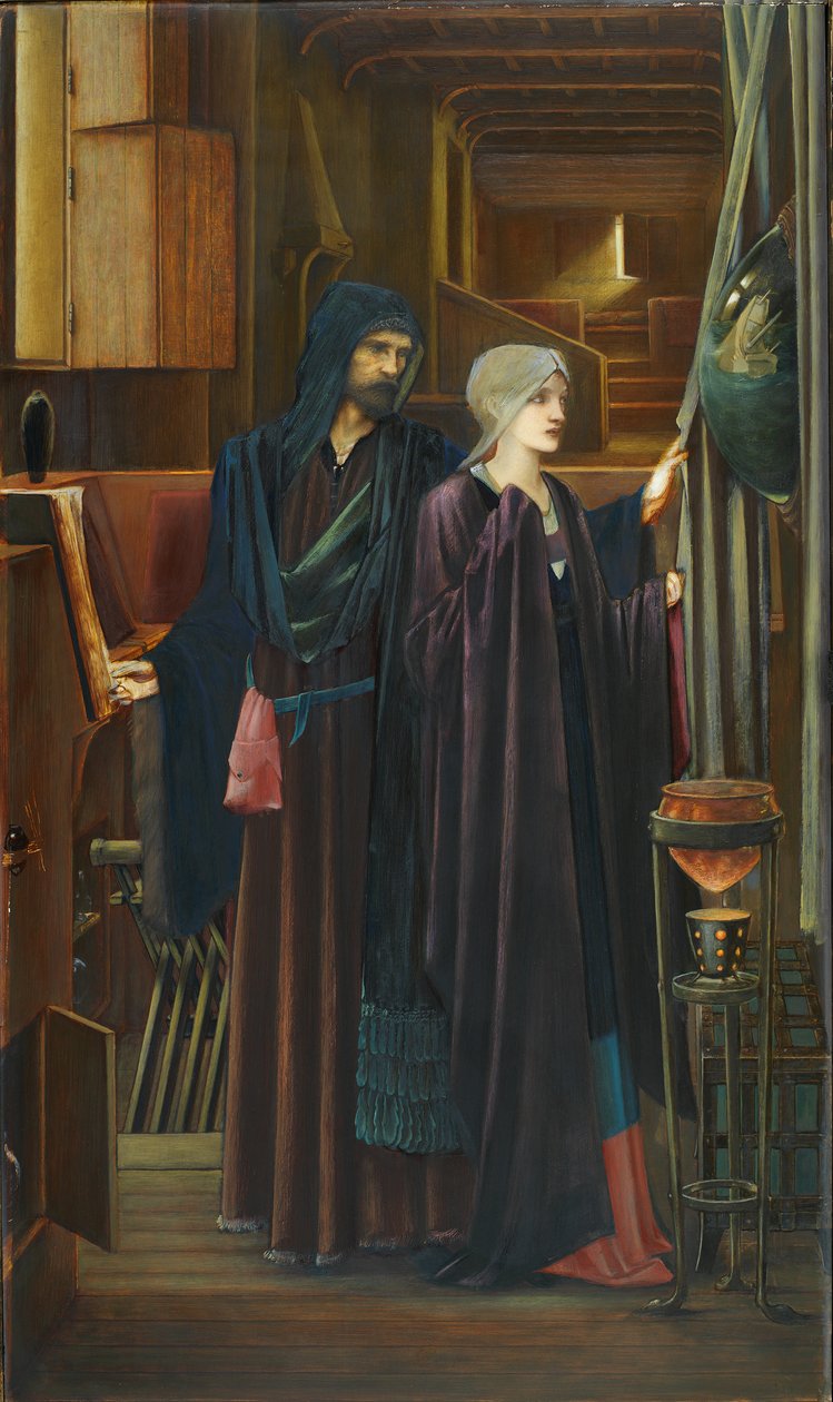 A varázsló, 1898 alkotó: Edward Burne Jones