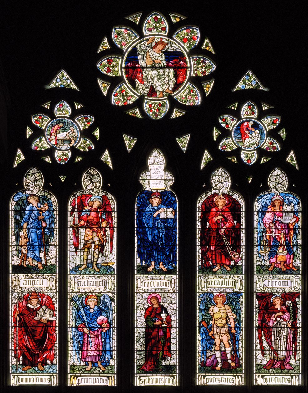 Nyugati ablak alkotó: Edward Coley Burne Jones