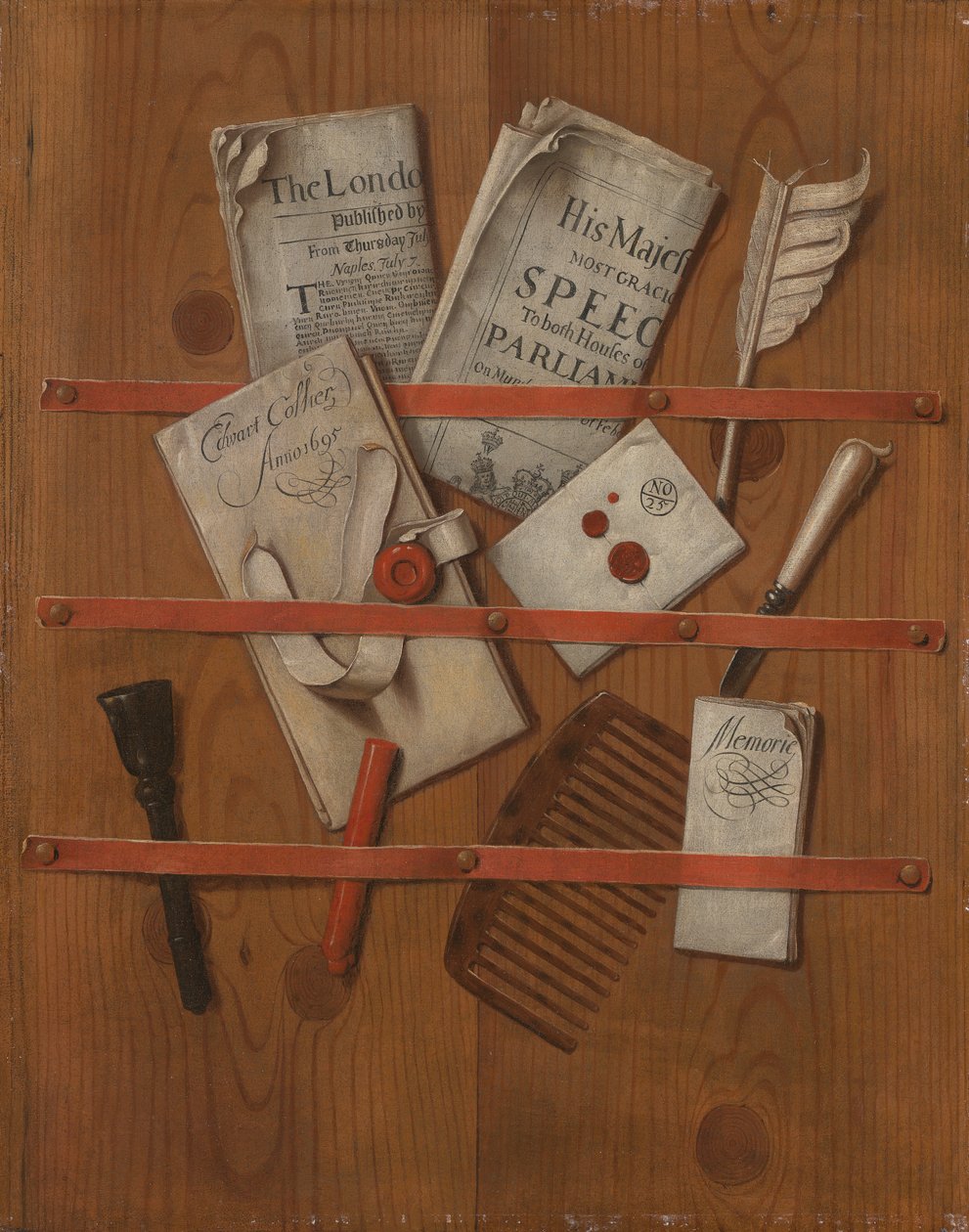 Levéltartó alkotó: Edward Collier