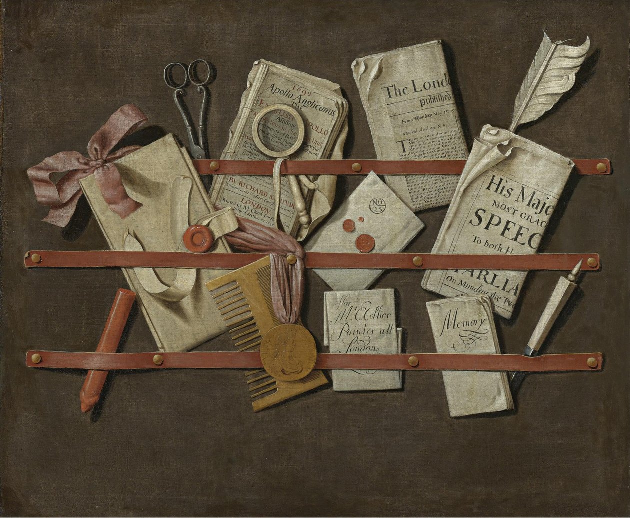 Trompe loeil, 1698 alkotó: Edward Collier
