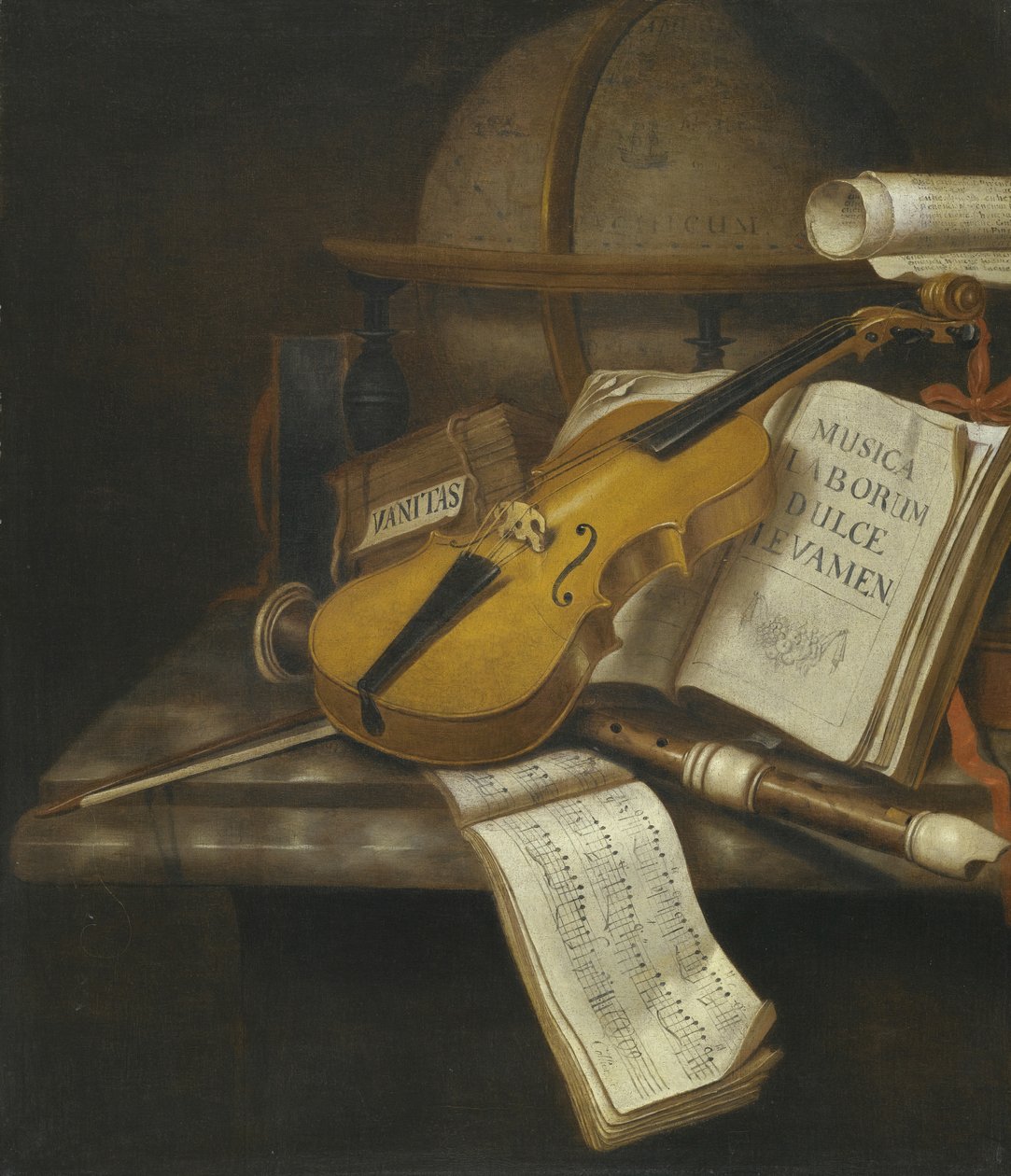 Vanitas csendélet alkotó: Edward Collier