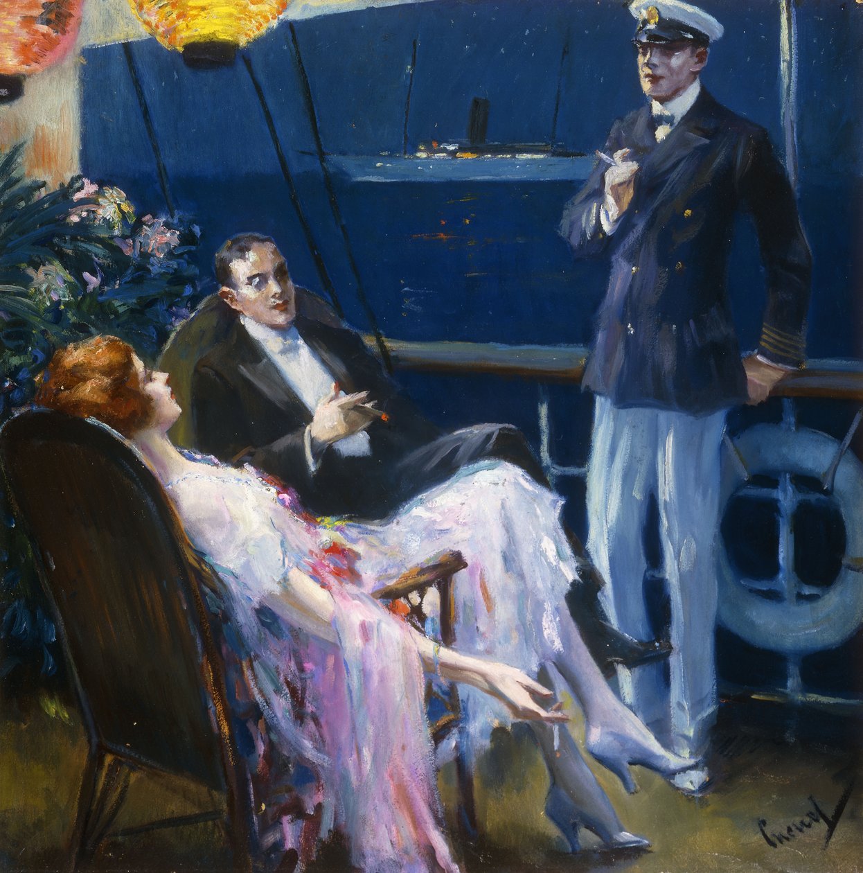 Egy körutazáson alkotó: Edward Cucuel