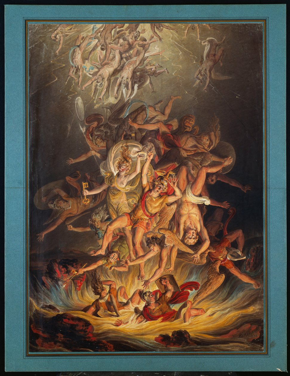 Az angyalok bukása, 1798 alkotó: Edward Dayes