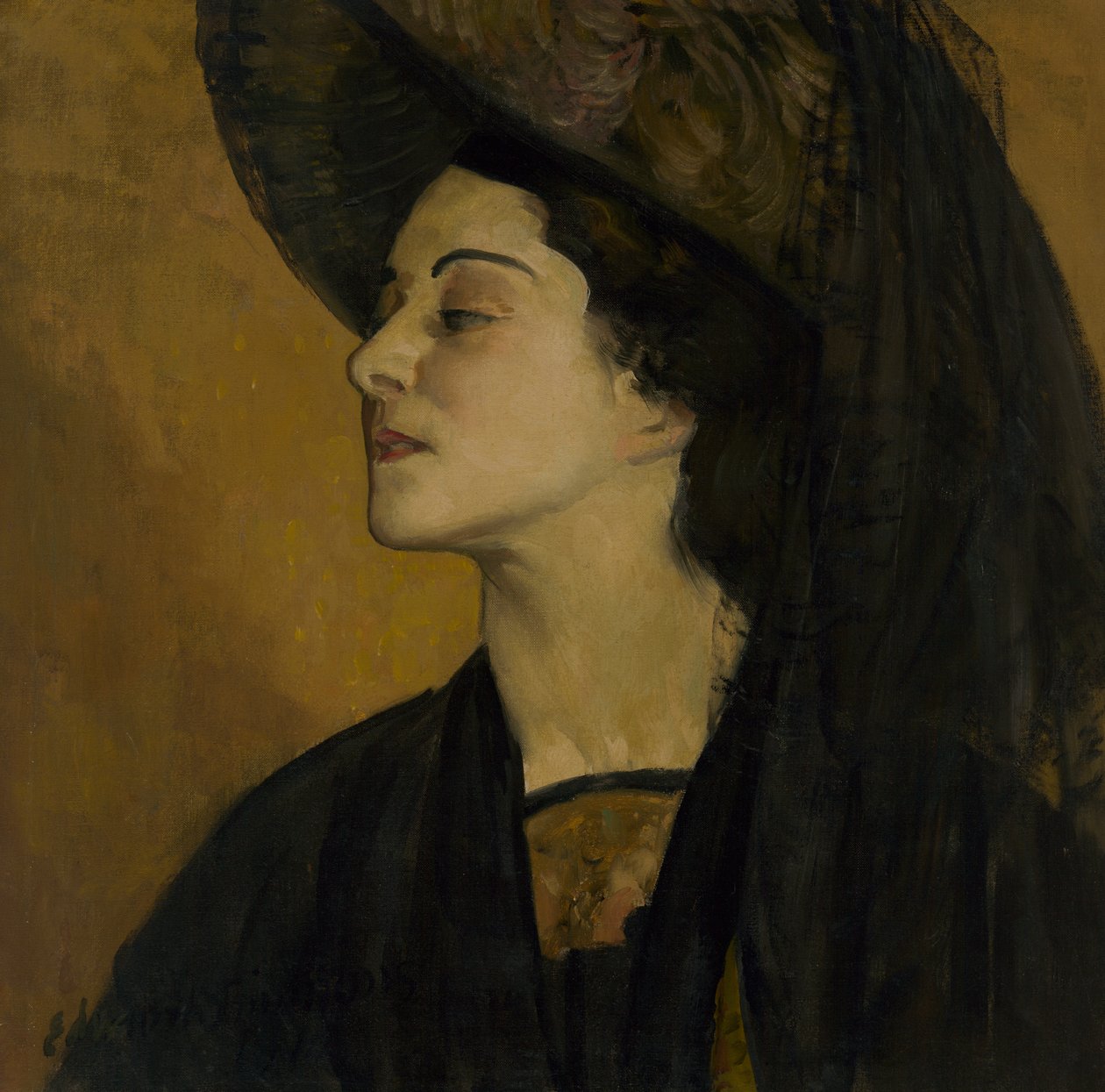Alla Nazimova, 1910. alkotó: Edward Emerson Simmons