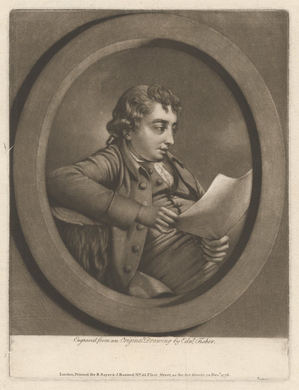Burchell balladát olvas alkotó: Edward Fisher