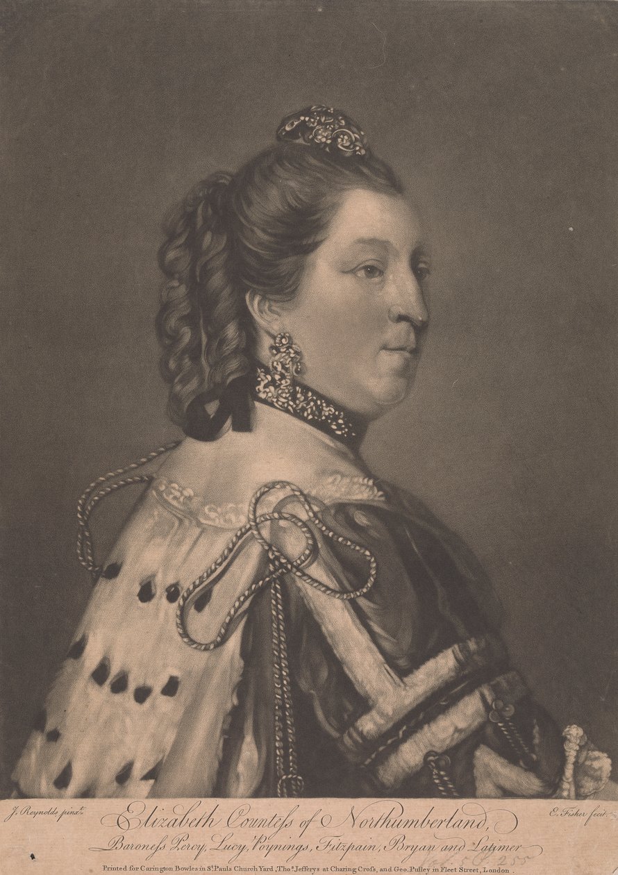 Erzsébet, Northumberland grófnője alkotó: Edward Fisher