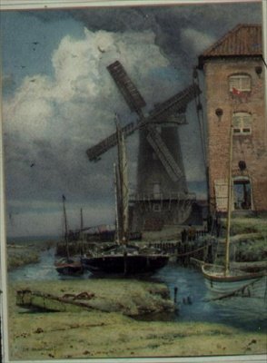 Cley-Next-the-Sea, Norfolk alkotó: Edward Frederick Brewtnall