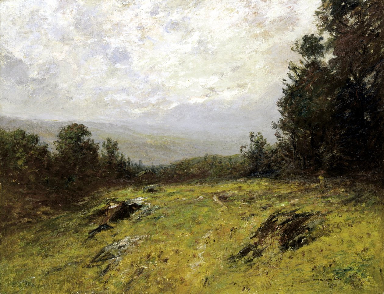 Domboldal, 1908. alkotó: Edward Gay