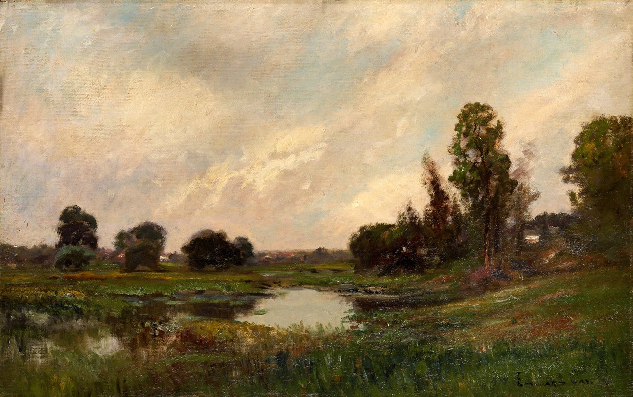 The River, Sound Beach, Connecticut, kb. 1870-1907. alkotó: Edward Gay