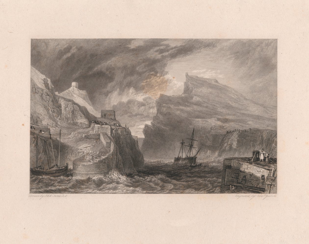 Boscastle, Cornwall alkotó: Edward Goodall