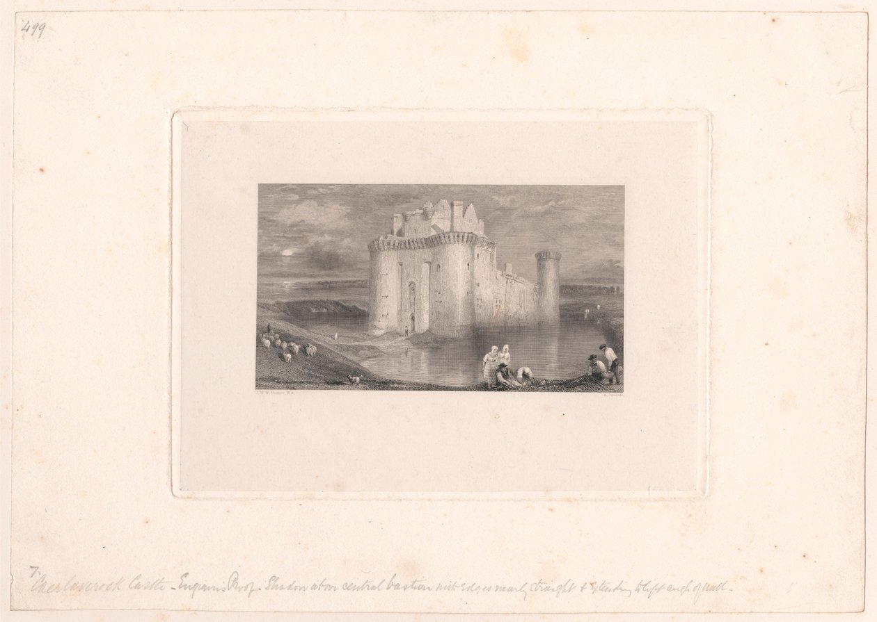 Caerlaverock kastély alkotó: Edward Goodall