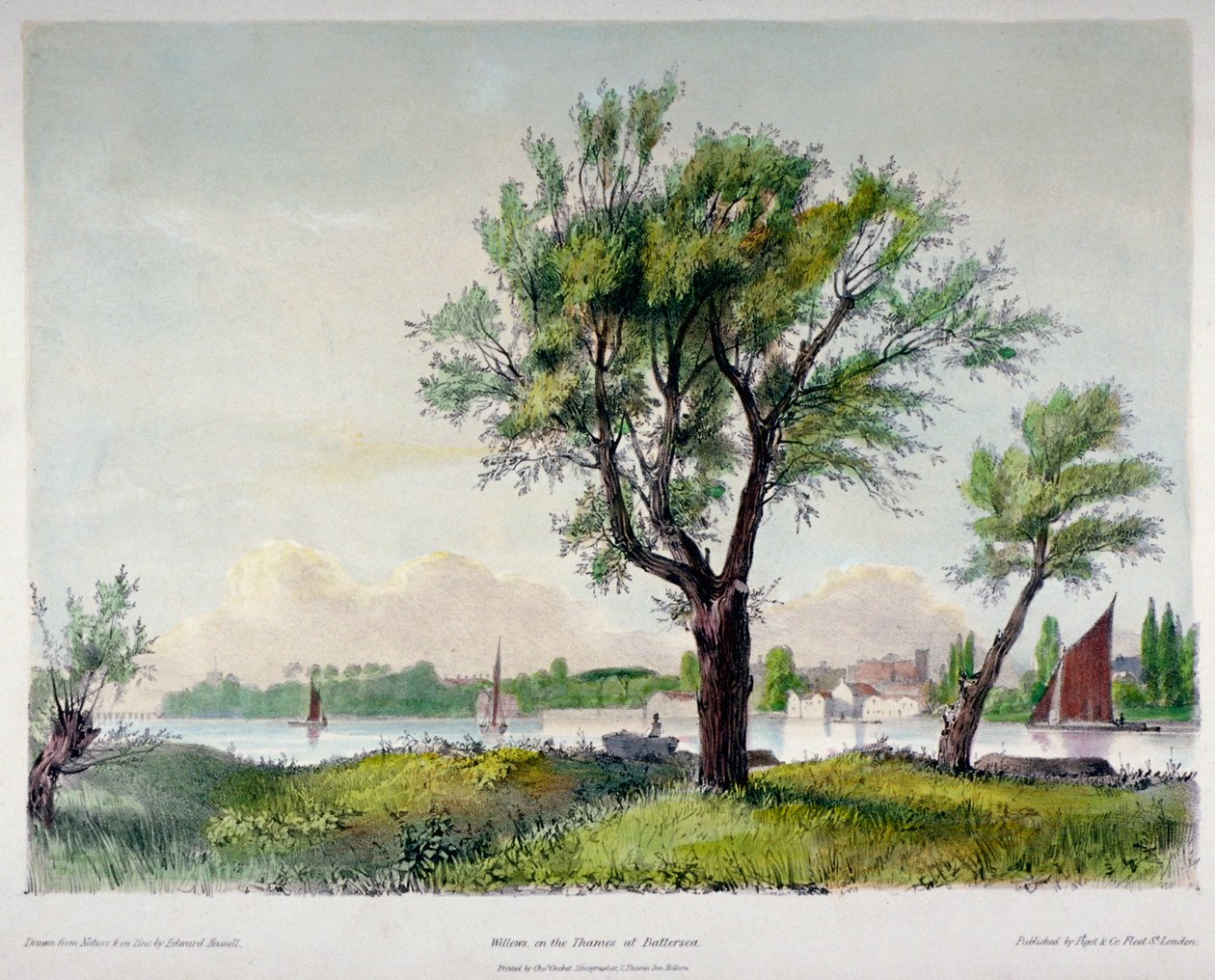 Battersea, London, 1840. alkotó: Edward Hassell