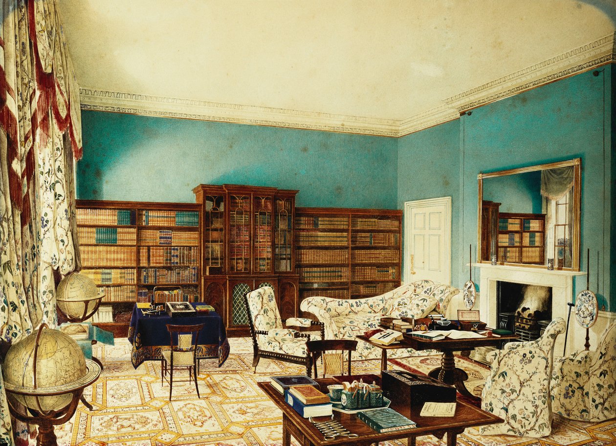 Könyvtár, Binfield, Berkshire, alkotó: Edward Hassell
