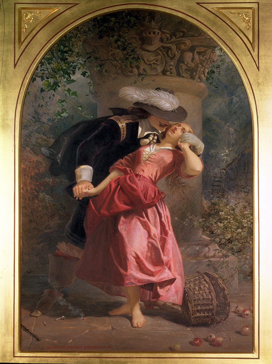 A csábítás, 1857 alkotó: Edward Henry Corbould