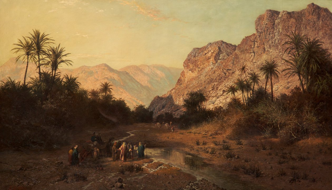 Rephidim, Sínai-sivatag, 1877 alkotó: Edward Henry Holder