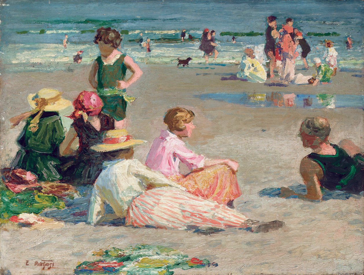 Manhattan Beach alkotó: Edward Henry Potthast