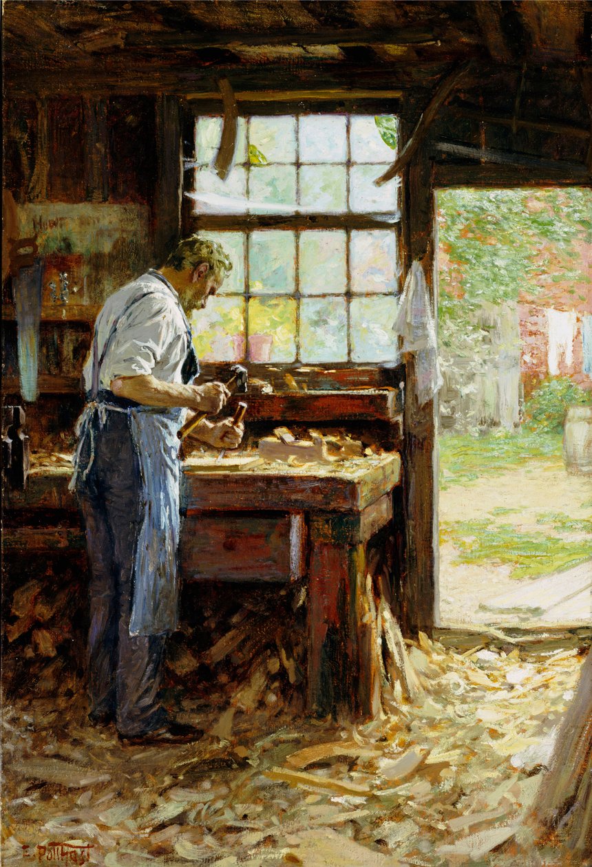 Falusi ács, 1899 alkotó: Edward Henry Potthast