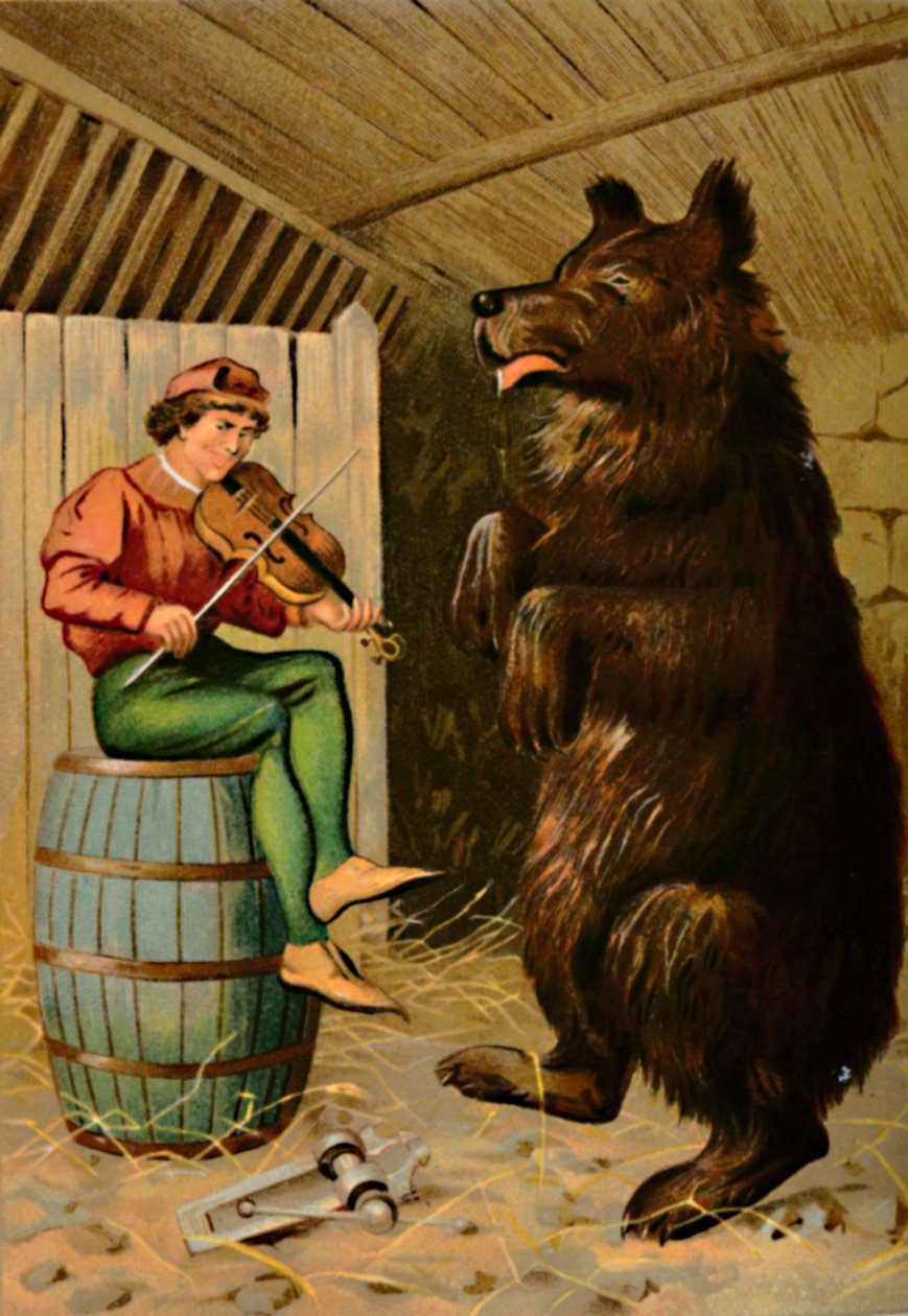 A táncoló medve, 1901 alkotó: Edward Henry Wehnert