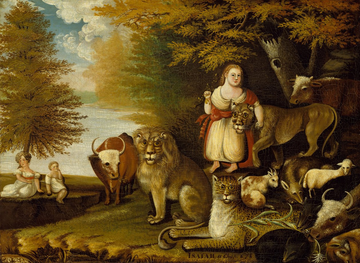 Békés Királyság, kb. 1830-32. alkotó: Edward Hicks