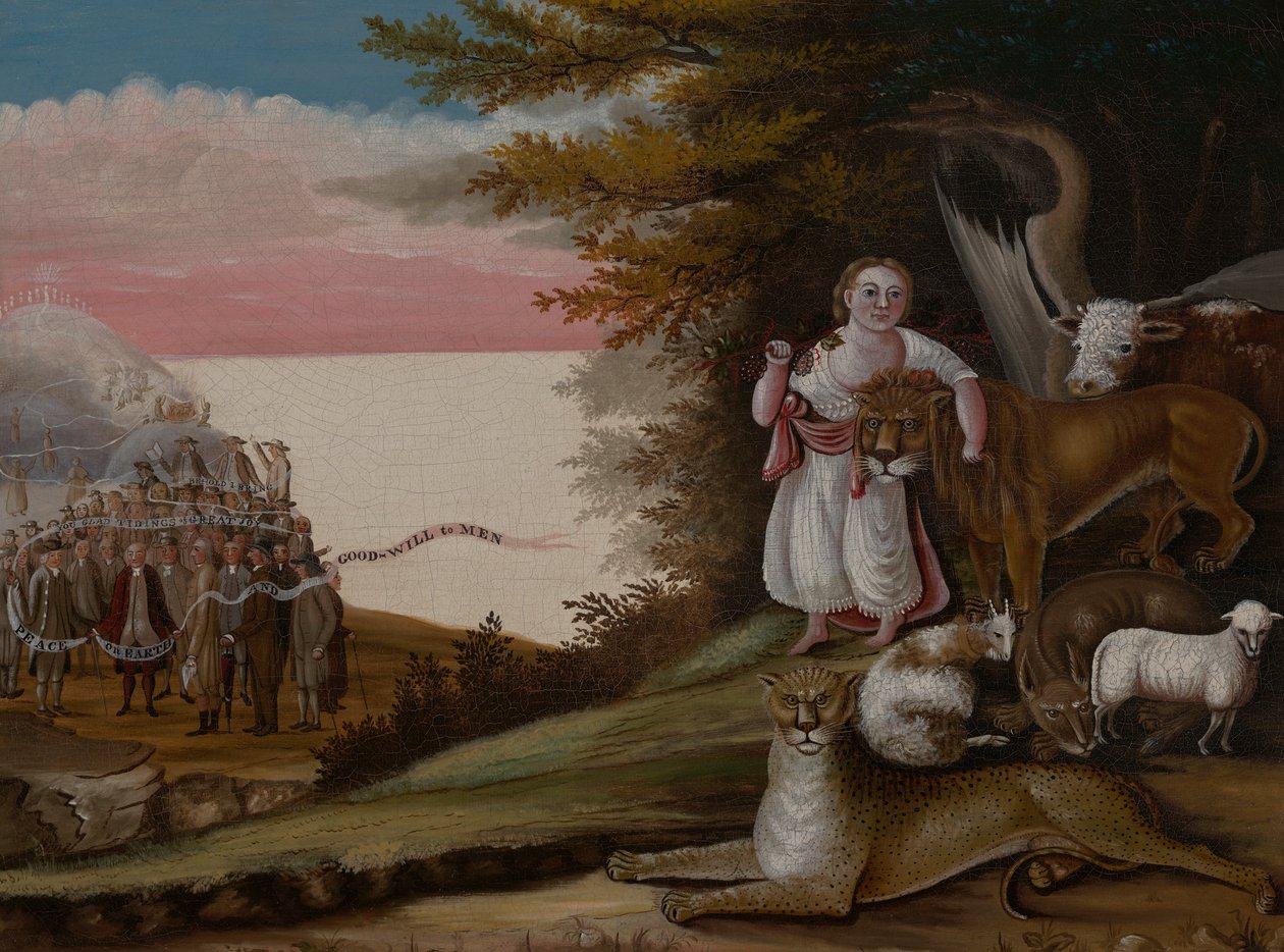 A békés királyság alkotó: Edward Hicks