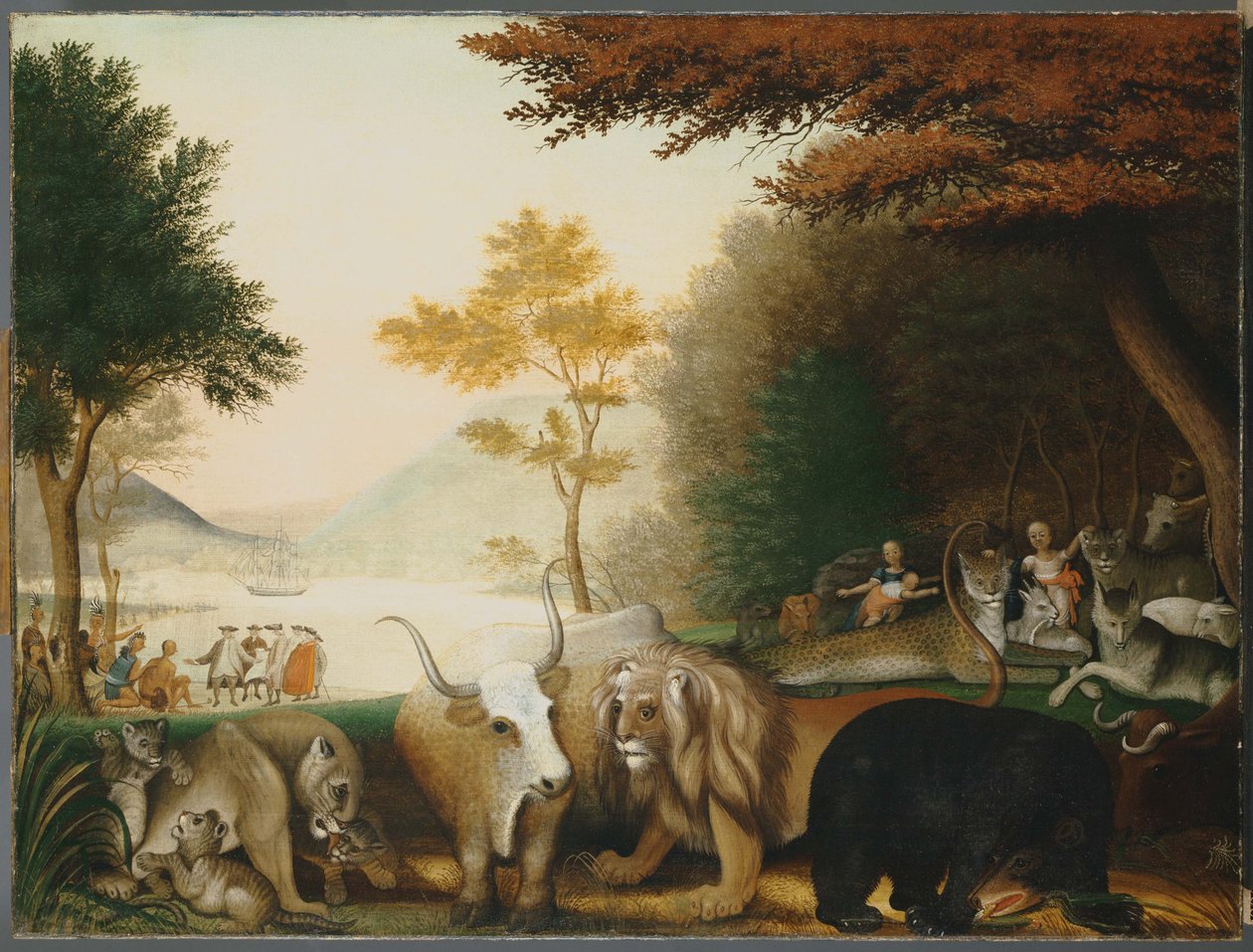 A békés királyság alkotó: Edward Hicks