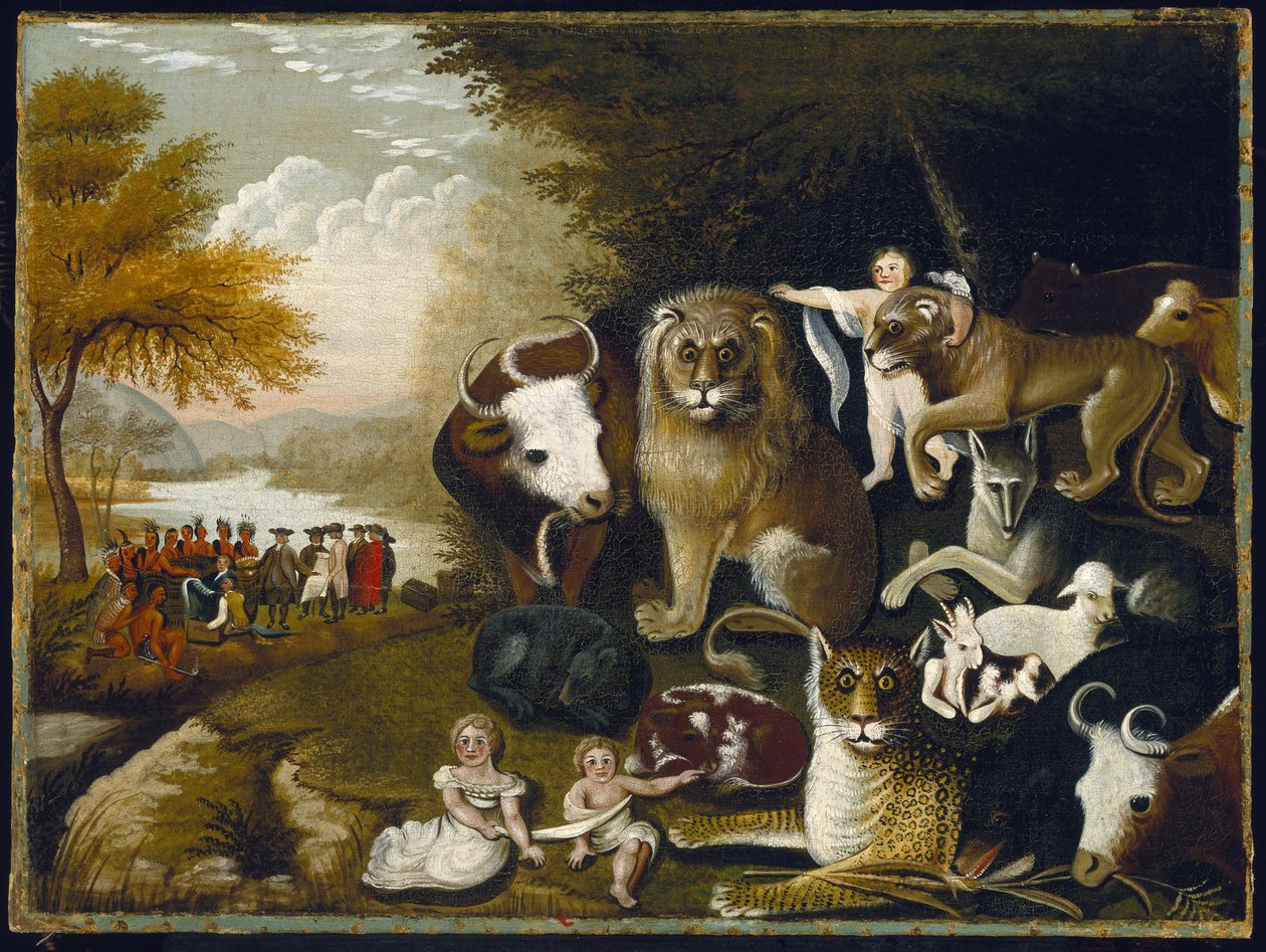 A békés királyság alkotó: Edward Hicks