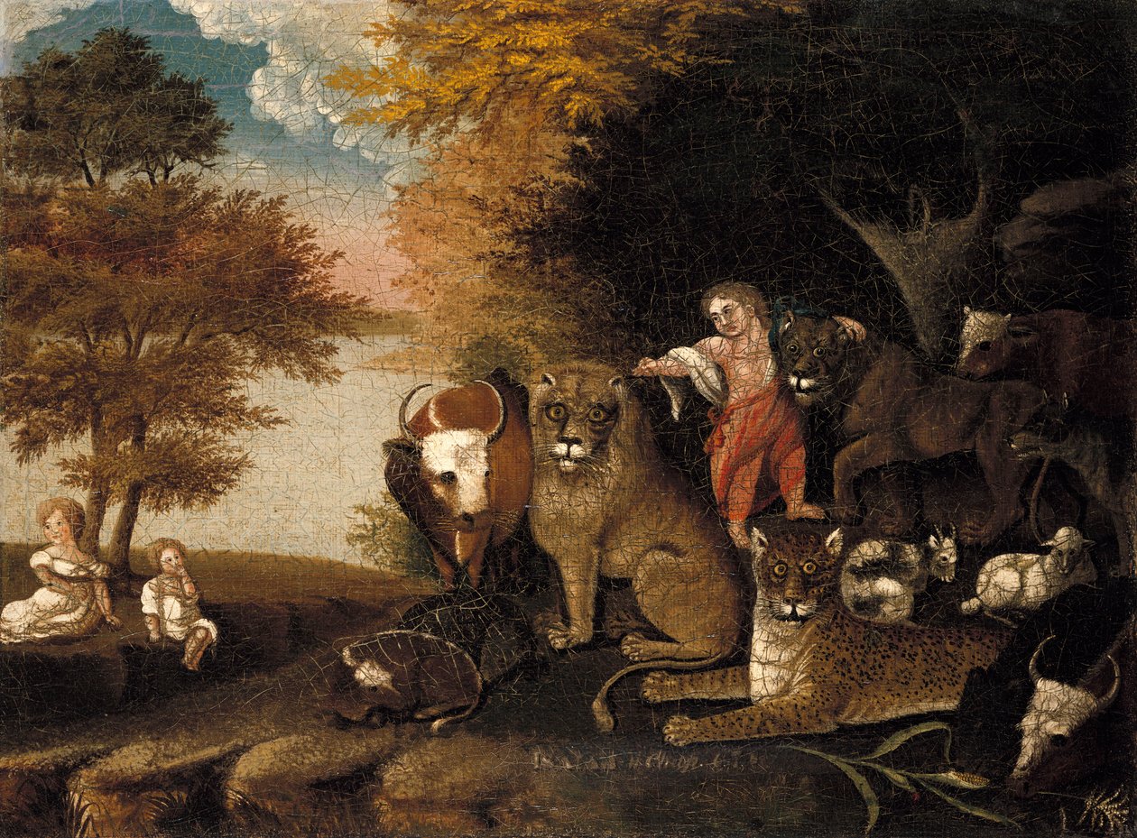 A békés királyság alkotó: Edward Hicks