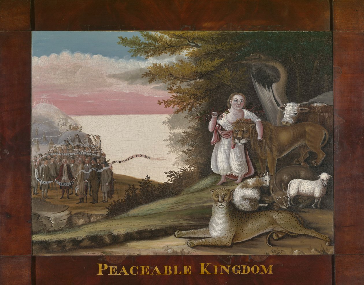 A békés királyság, 1829-30 alkotó: Edward Hicks