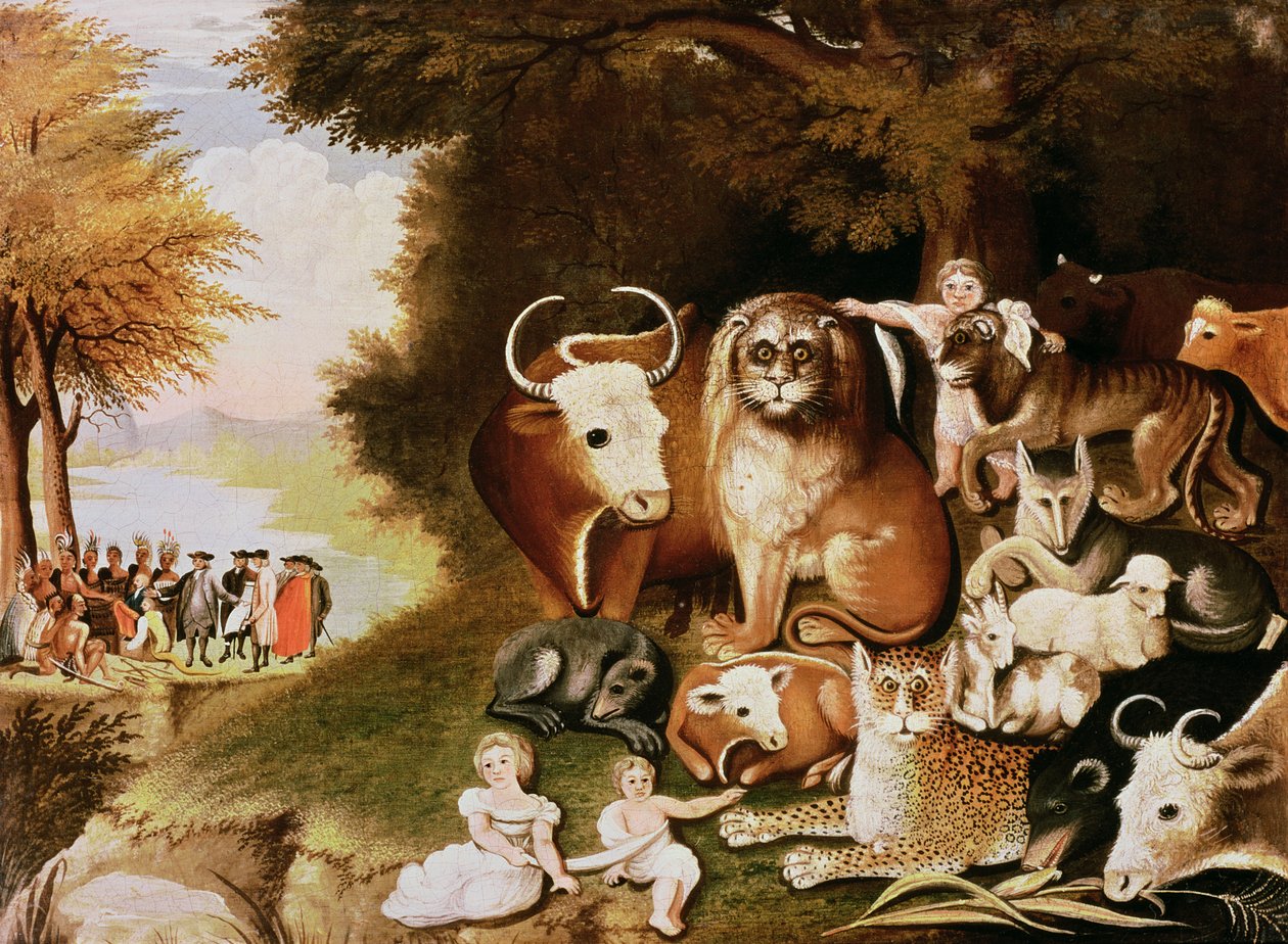 A békés királyság, 1832-34 (lásd még: 84503) alkotó: Edward Hicks