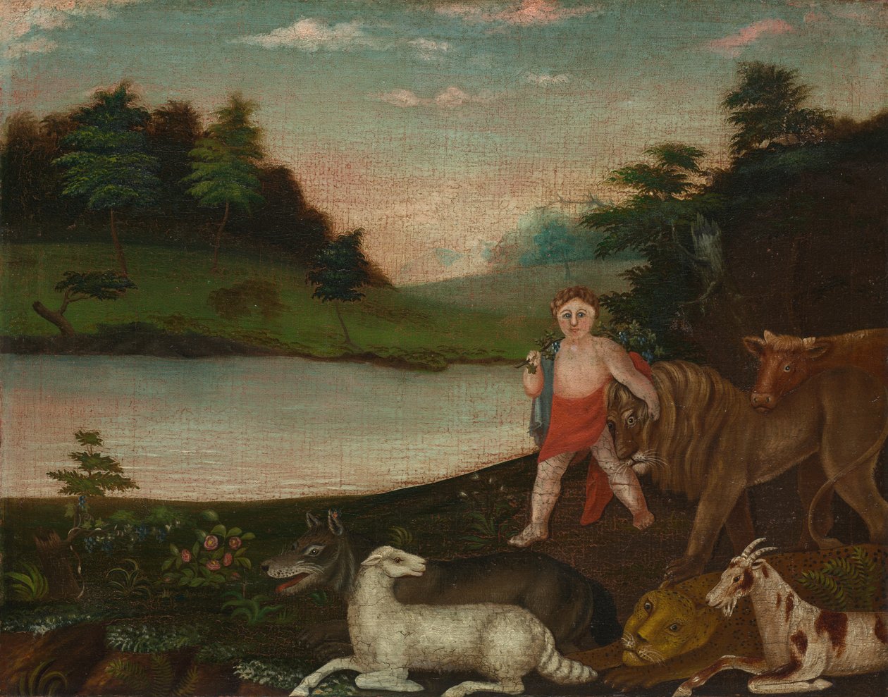 A békés királyság, 1816-1818 körül (olaj, vászon) alkotó: Edward Hicks