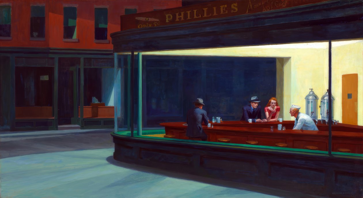 Nighthawks alkotó: Edward Hopper
