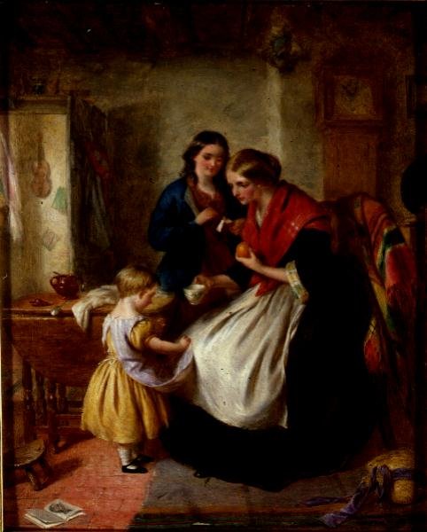 Koaxolás (olaj a panelen) alkotó: Edward Hughes
