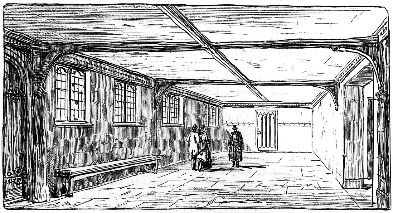 A Guildhall, Stratford-upon-Avon, Warwickshire, 1885. alkotó: Edward Hull