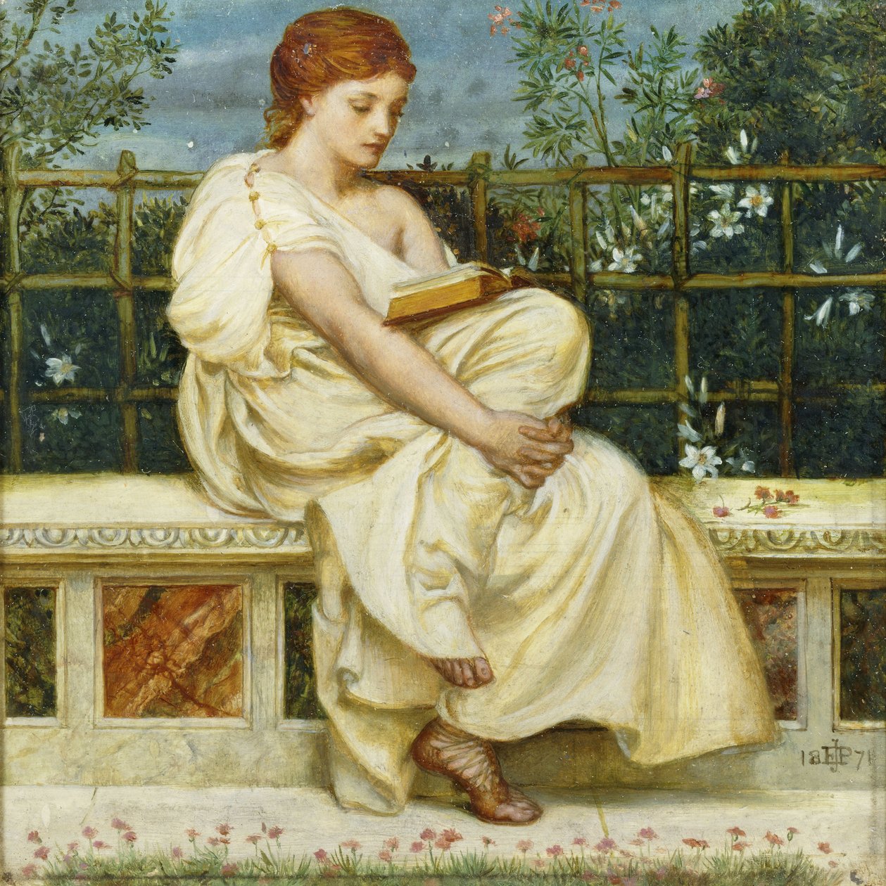Olvasás, 1871 alkotó: Edward John Poynter