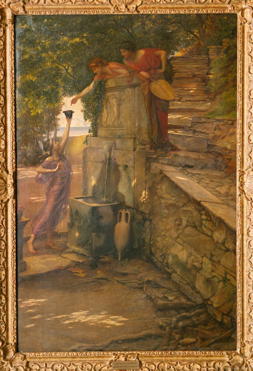 A Tantalus csésze alkotó: Edward John Poynter