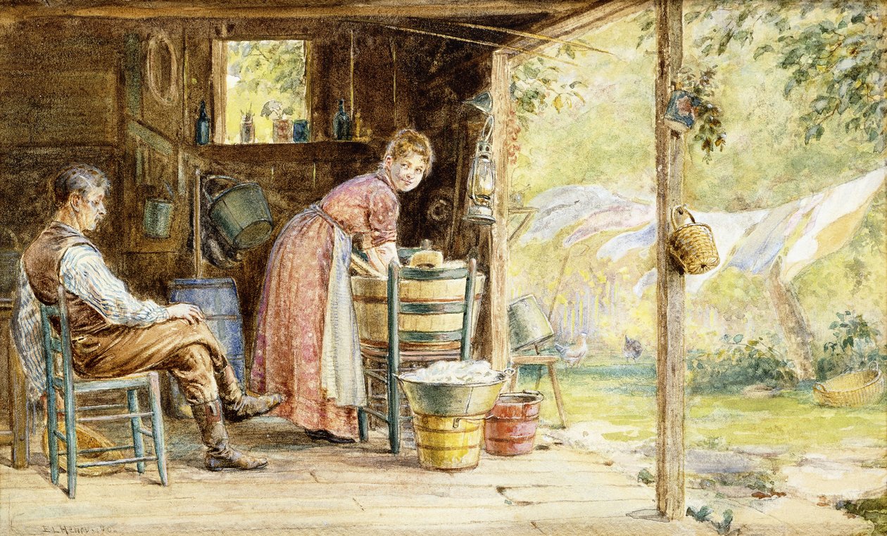 Mosónap, 1890 alkotó: Edward Lamson Henry